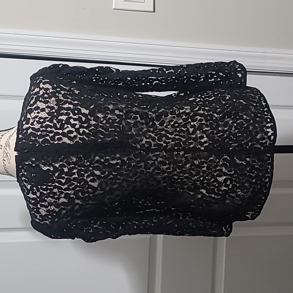 Current/Elliot The Rin Leopard Lace Design Top Size 0 - Picture 10 of 10